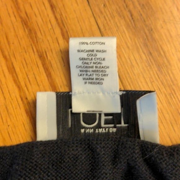 Excellent Ann Taylor Loft petites short sleeve cotton sweater front tie crochet - Picture 8 of 10